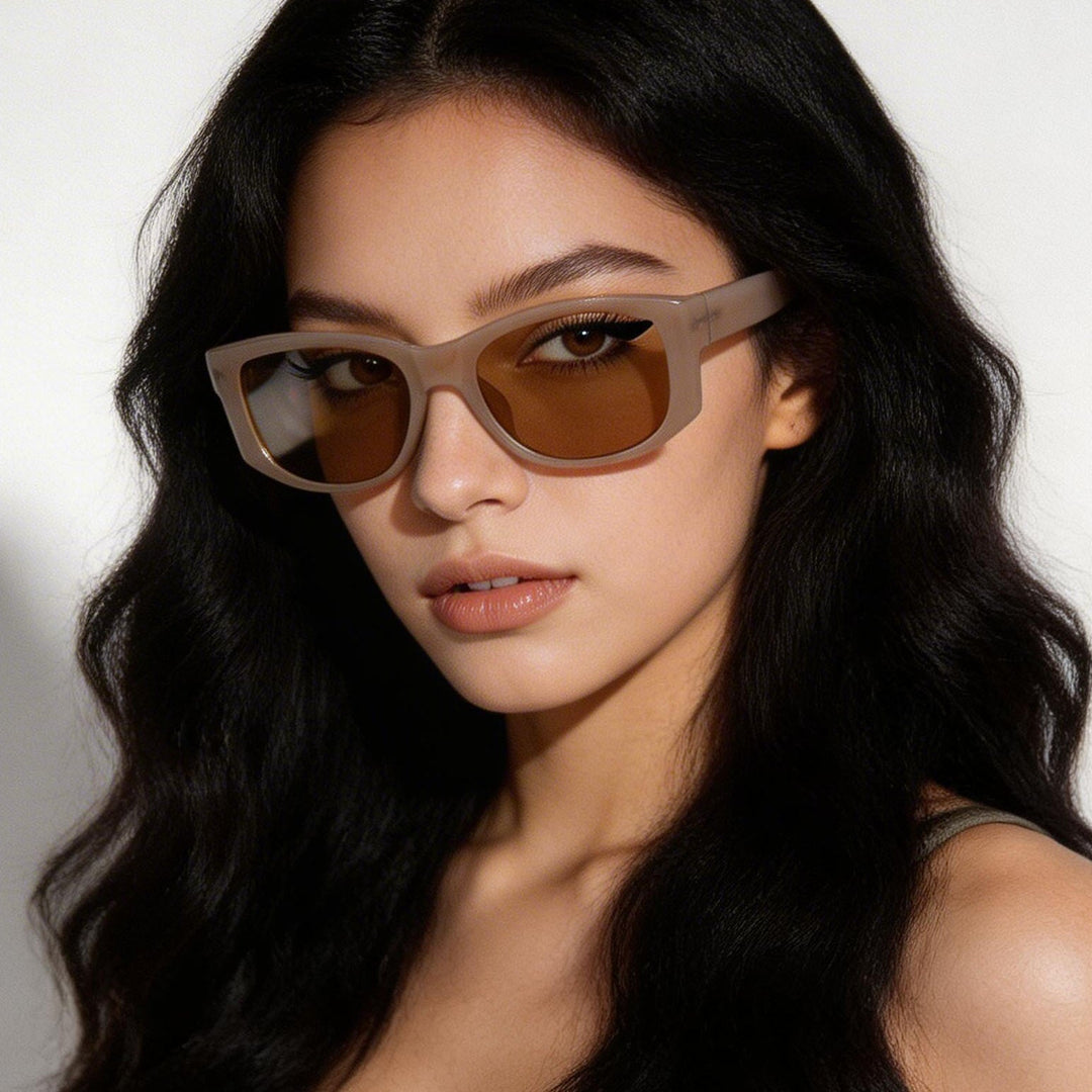 Ladies stylish sunglasses with modern transparent frame Kalsten