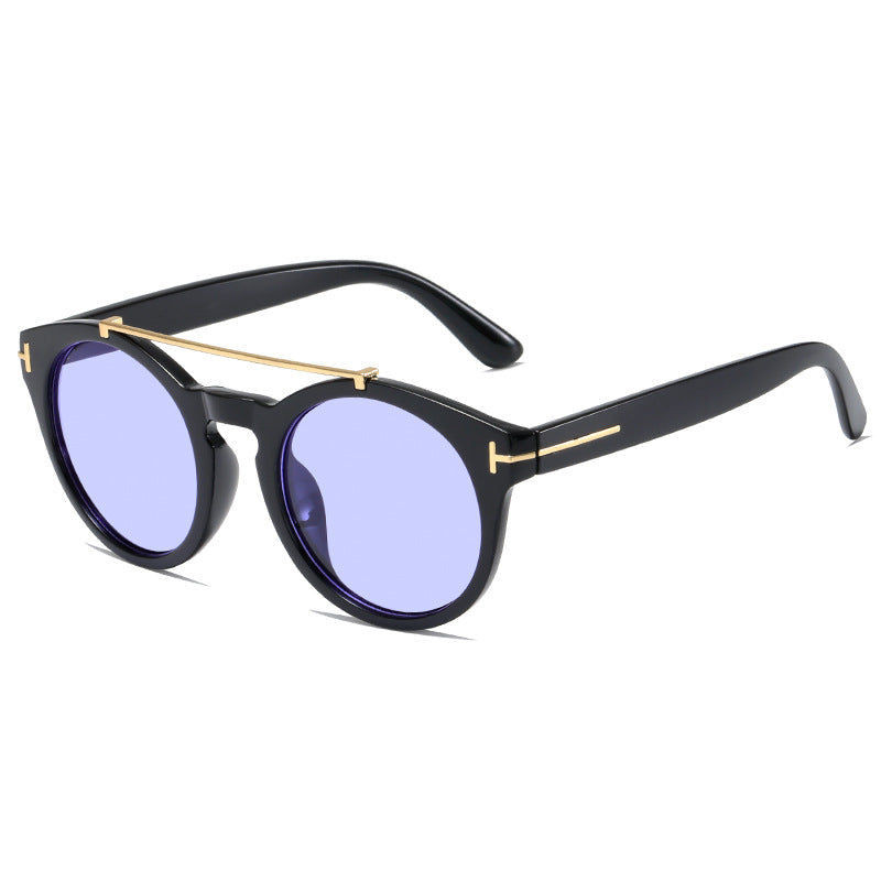 Ladies fashionable sunglasses with elegant round lenses Kalsten