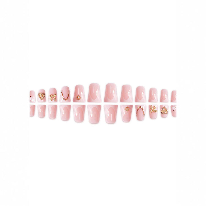 Decorative Rhinestone Nail Extensions Kalsten