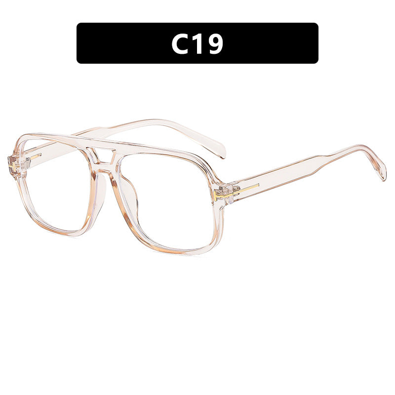 Ladies square designer glasses with delicate frame and modern plastic material Kalsten