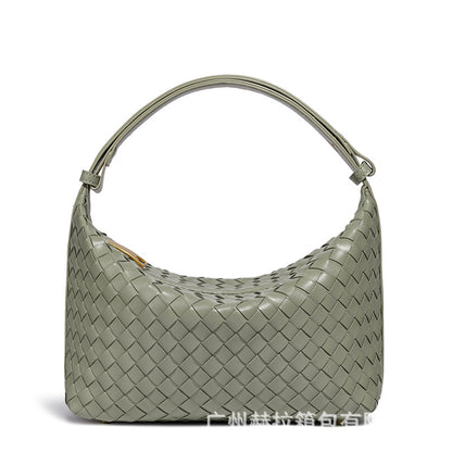 Braided Vegan Leather Shoulder Bag Acalora