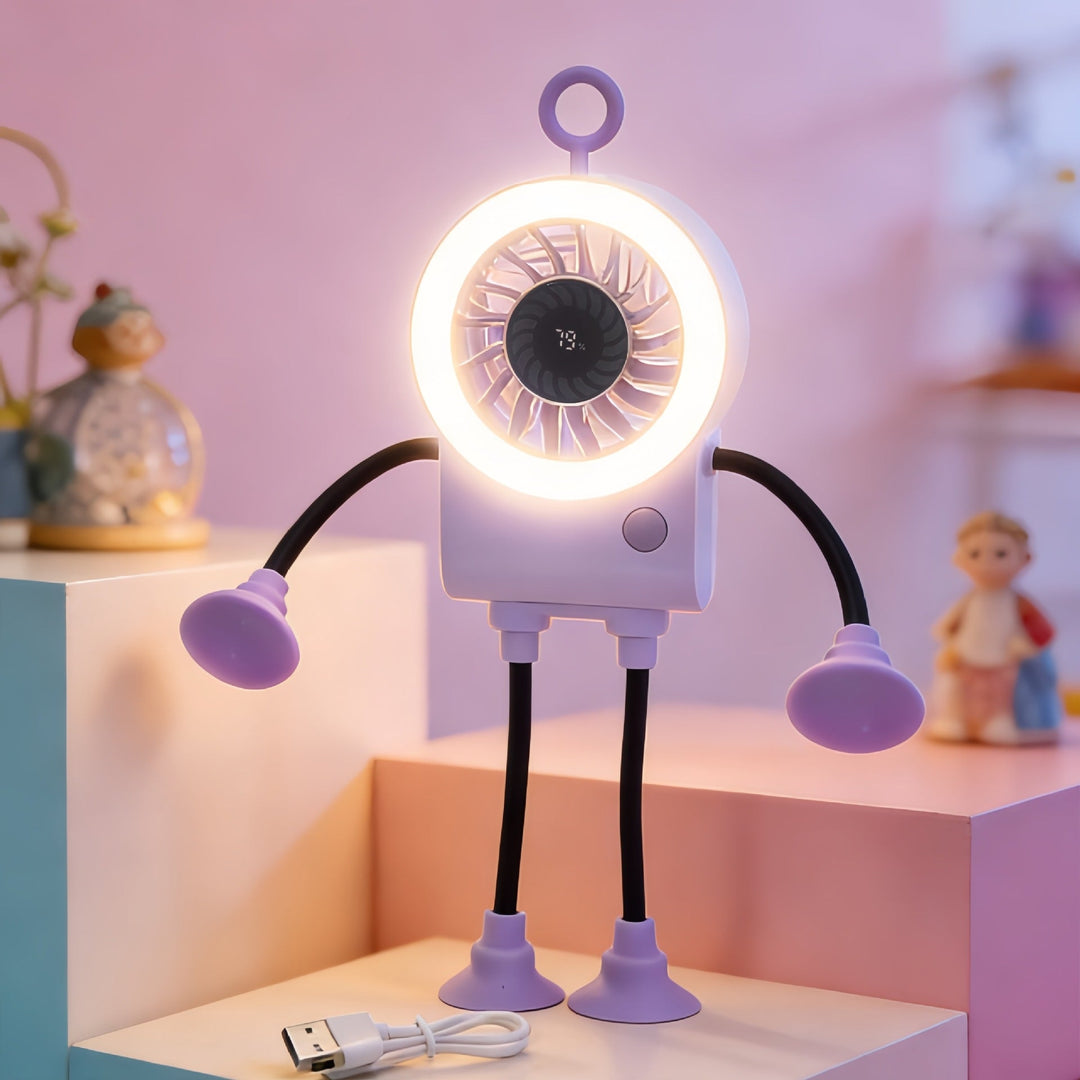 Unisex Creative Fan with integrated LED lighting Kalsten
