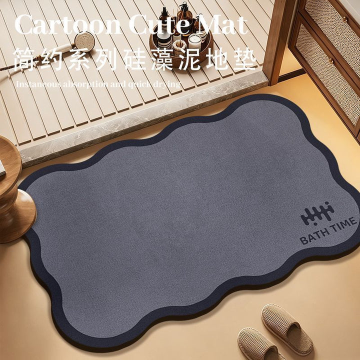 Cartoon-Themed Bath Mat