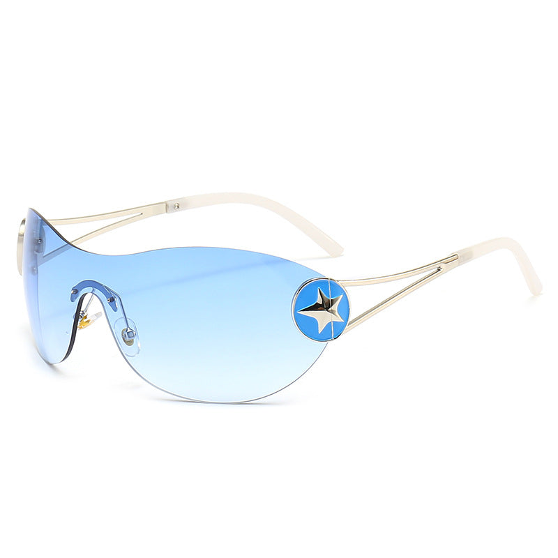 Women's fashionable sunglasses with transparent design and stylish accents Kalsten