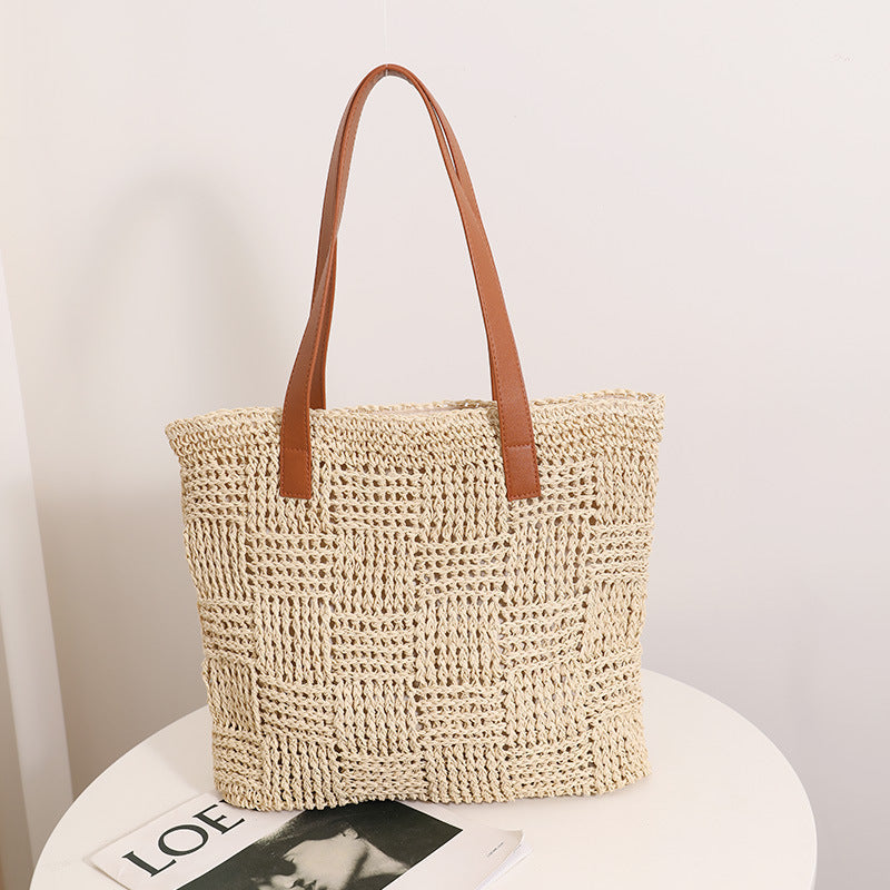 Natural braided tote bag Kalsten
