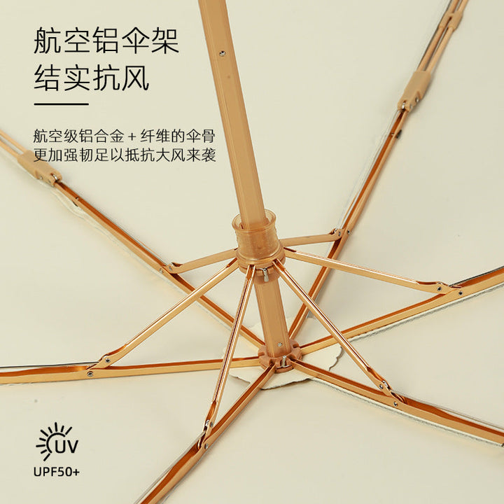 Ladies UV protection umbrella with elegant wind protection Kalsten