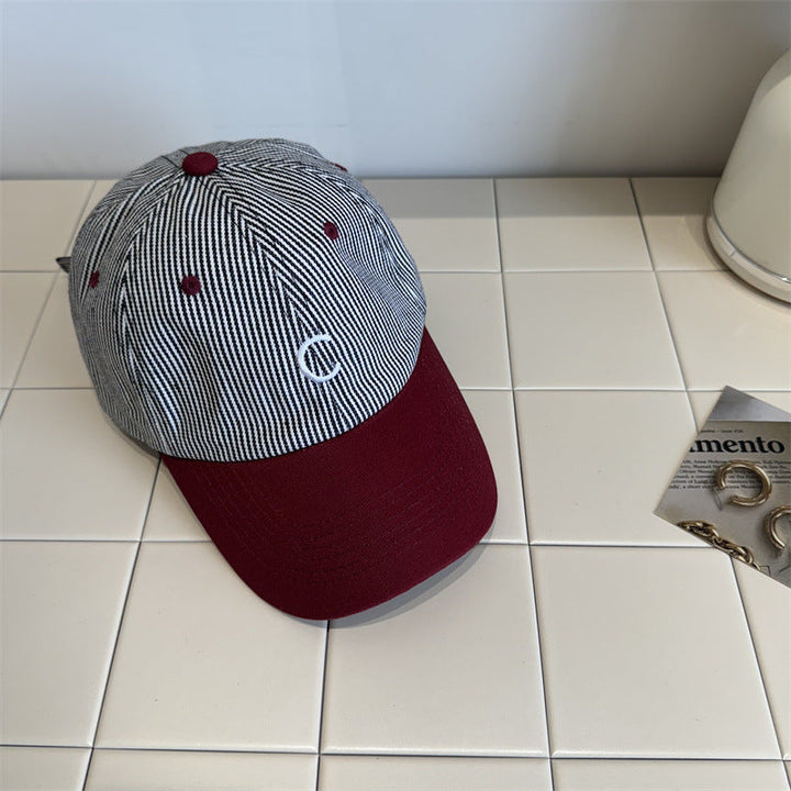 Men's Classic Striped Baseball Cap Kalsten