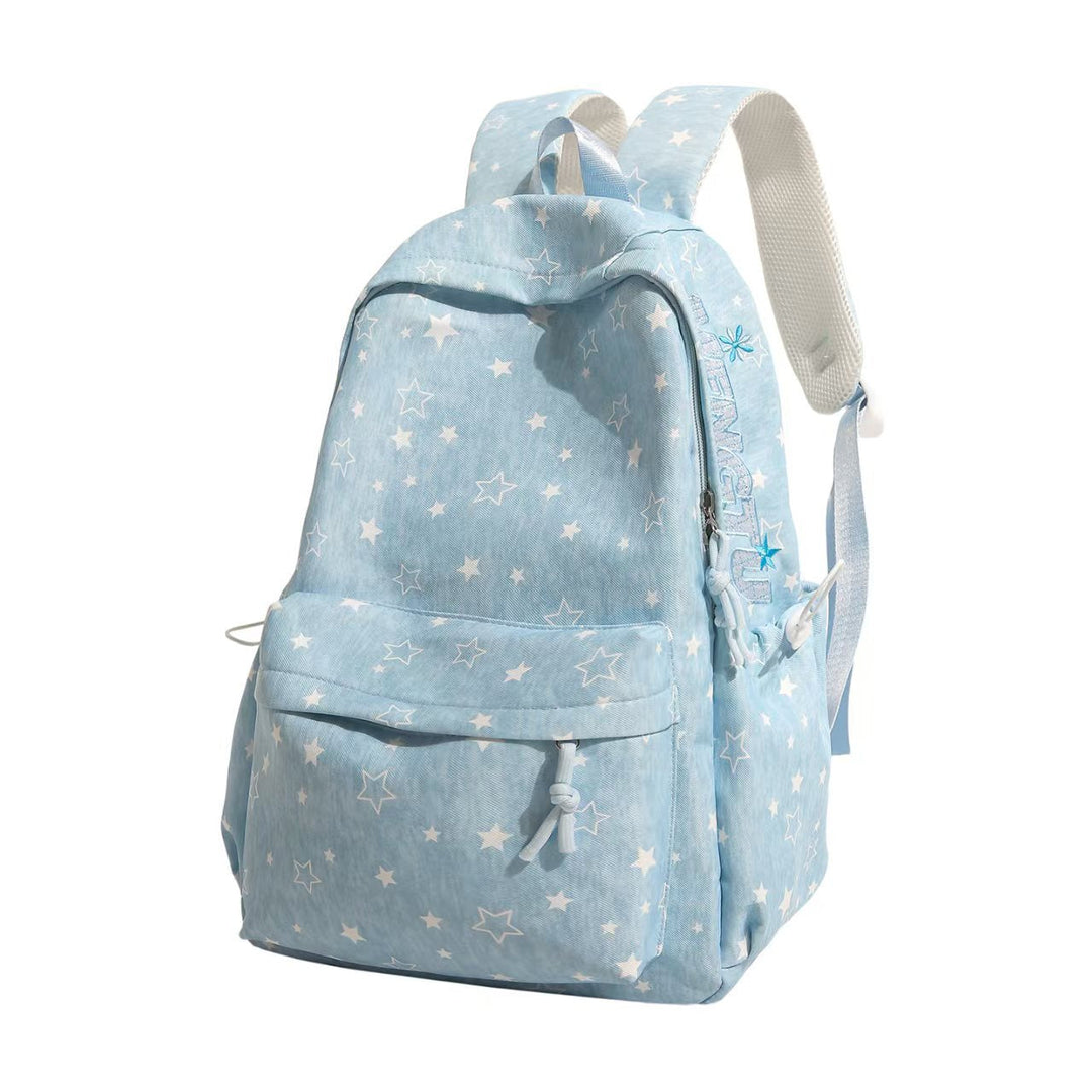 Lightweight Star-Embellished Everyday Backpack Kalsten