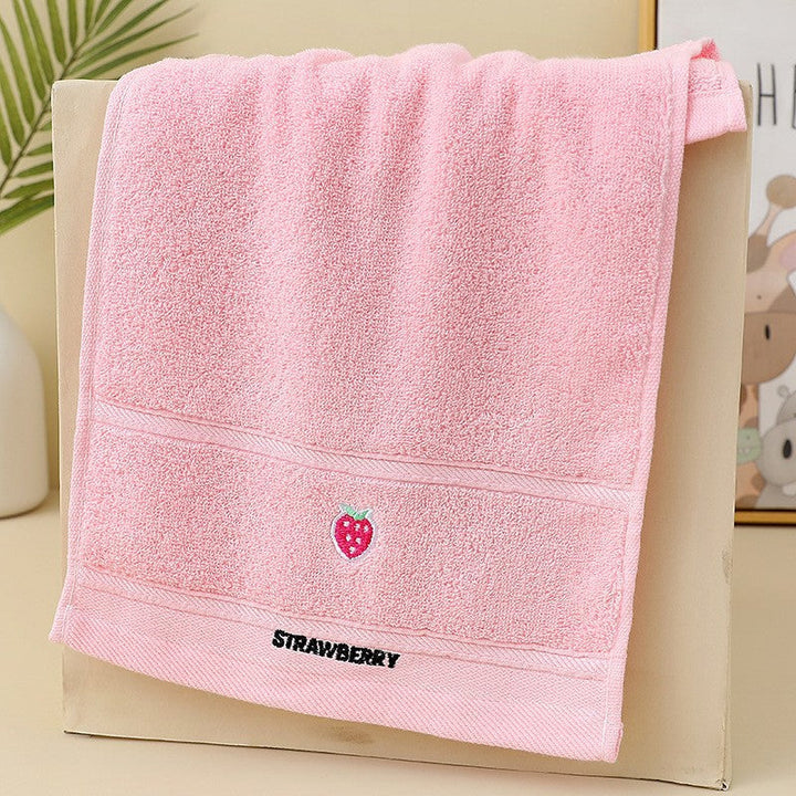 Ladies cotton towel with fresh pear motif Kalsten