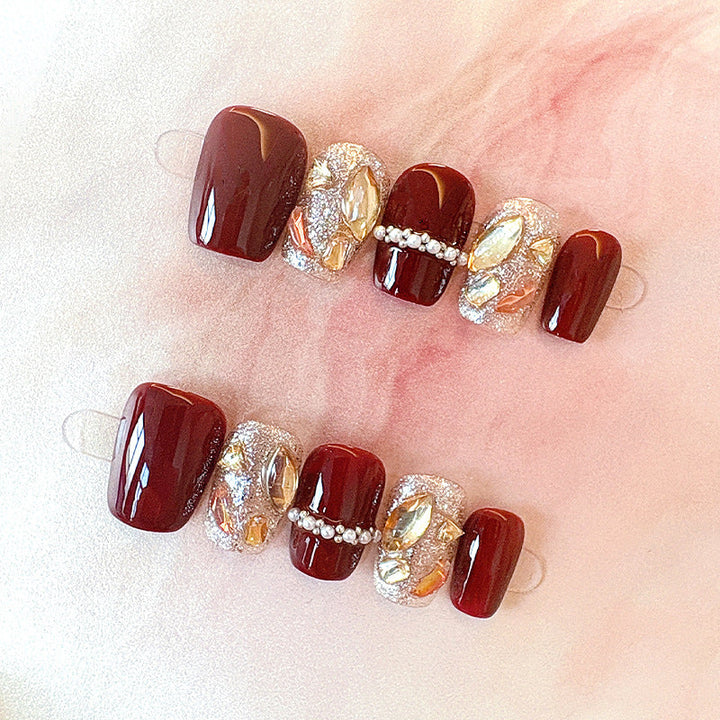 Premium French Tip Press-On Nails Kalsten