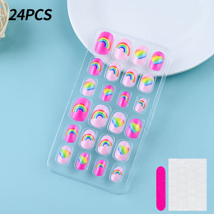 Themed Summer Beach Nail Art Press-On Nails Kalsten