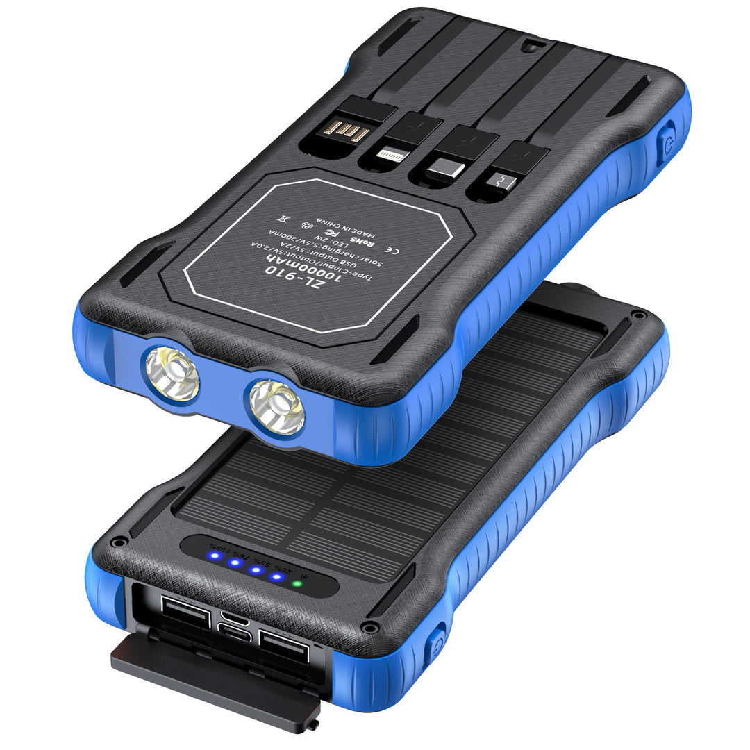 Solar Powerbank with Integrated LED Light Kalsten