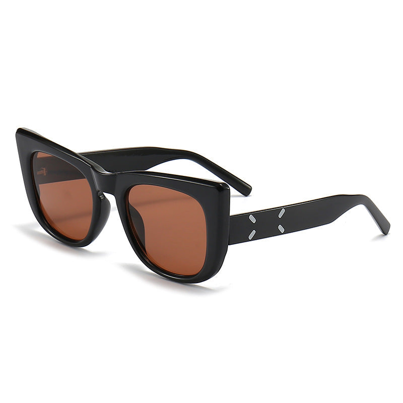 Women modern oversized sunglasses in unique design Kalsten
