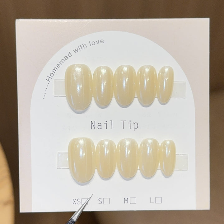 Artificial Nail Tips with Natural Shine Kalsten