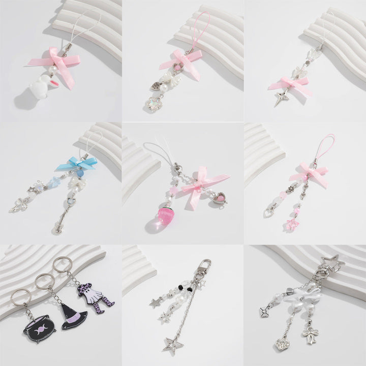Playful keychains with charms Kalsten