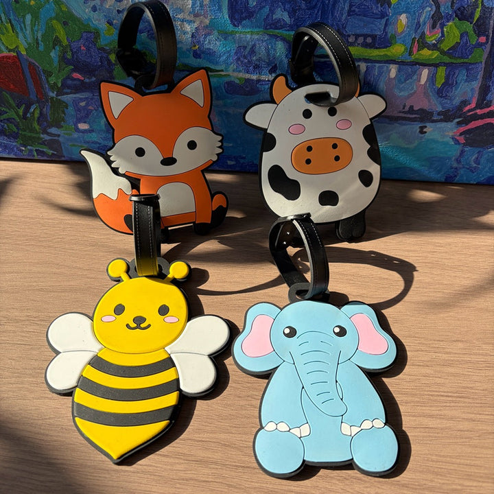Cow-Themed Travel Luggage Tag Kalsten