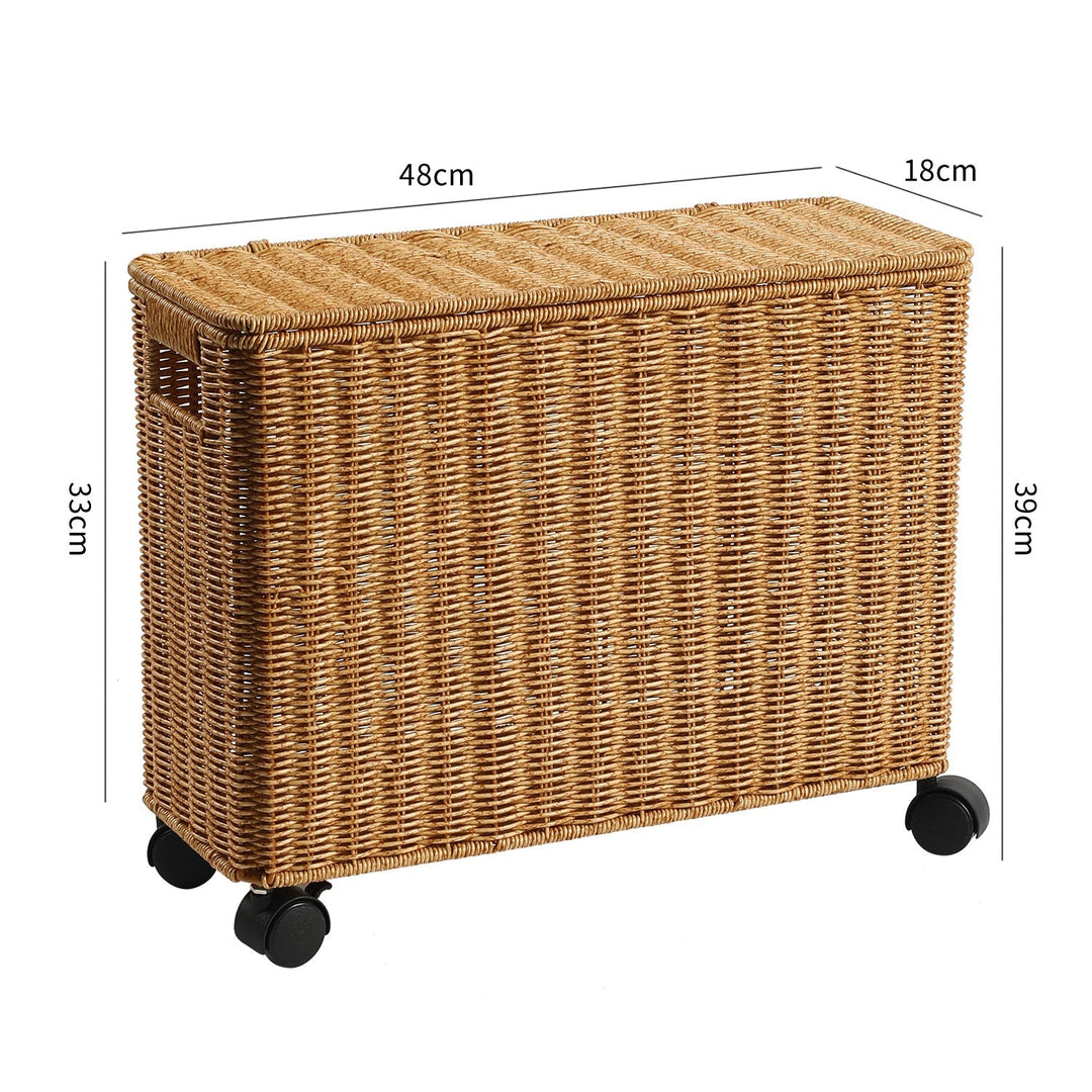 Mobile Woven Laundry Hamper Kalsten