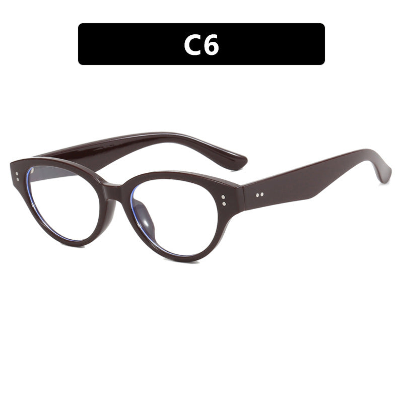 Women's fashionable cat-eye glasses with elegant plastic frame Kalsten