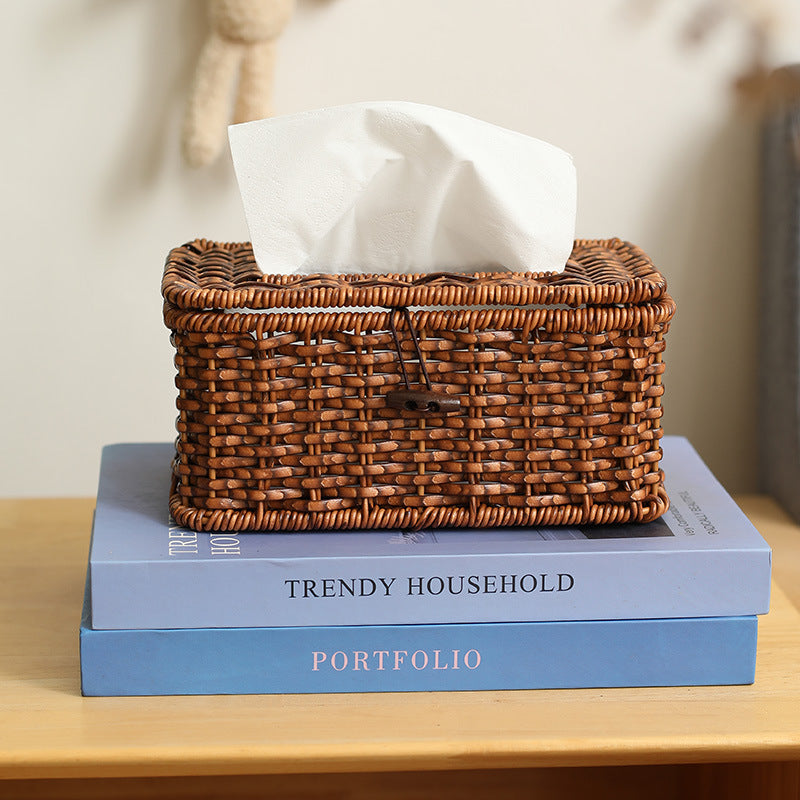 Handcrafted Wicker Storage Box Kalsten
