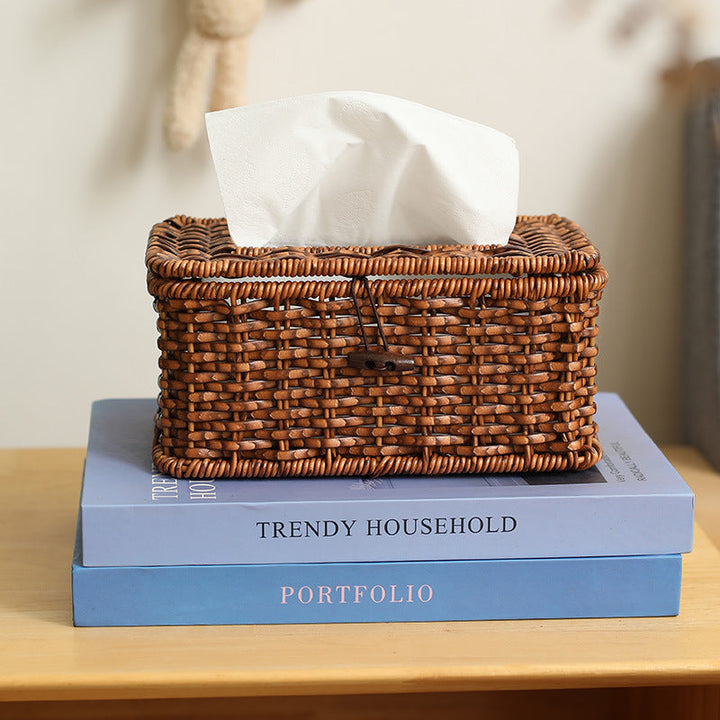 Handcrafted Wicker Storage Box Kalsten