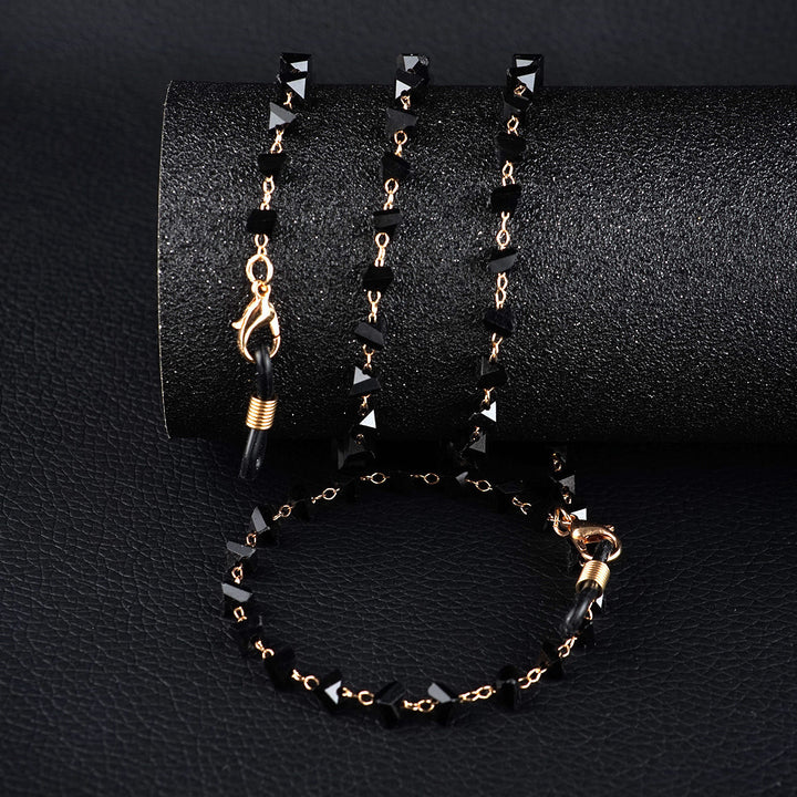 Heart-Shaped Beaded Eyewear Chain Kalsten