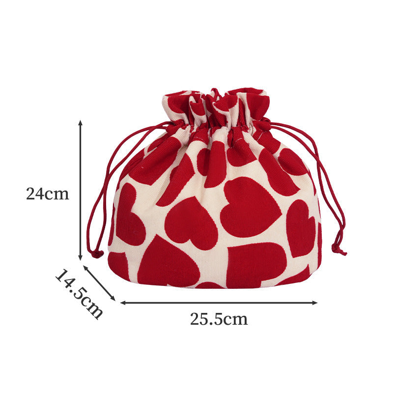 Heart Pattern Makeup Pouch Kalsten