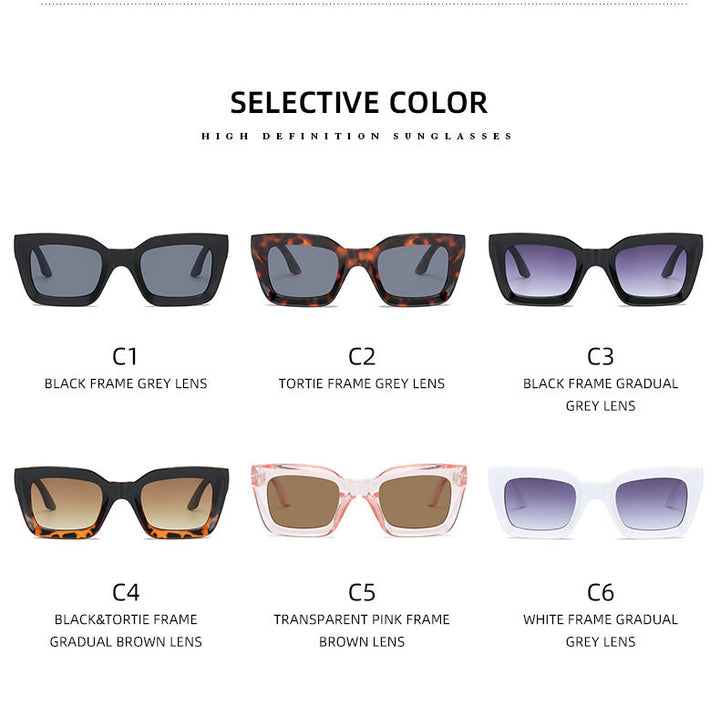 Ladies Square Sunglasses with Luxurious Design Kalsten