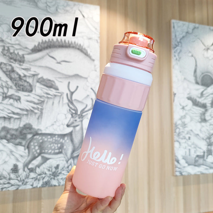 Ladies versatile drinking bottle with innovative flip lid Kalsten
