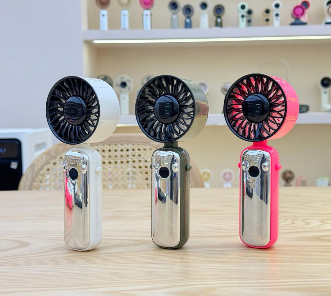 Unisex Portable Handheld Fan with Powerful Battery and Compact Design Kalsten