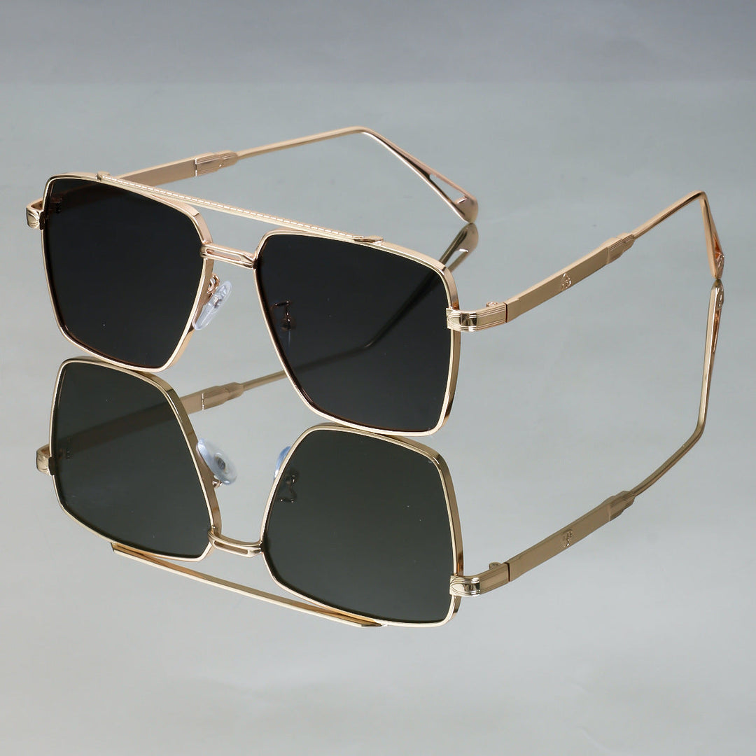 Women's oversized sunglasses with elegant metal frame Kalsten