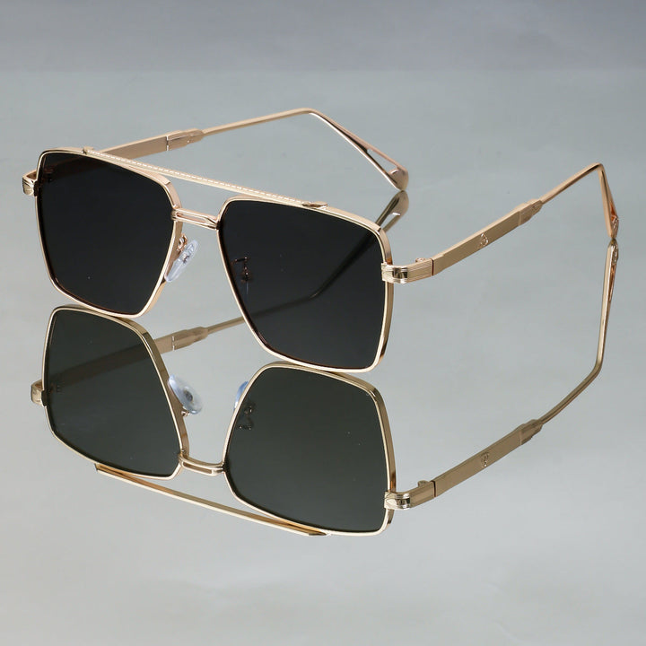 Women's oversized sunglasses with elegant metal frame Kalsten