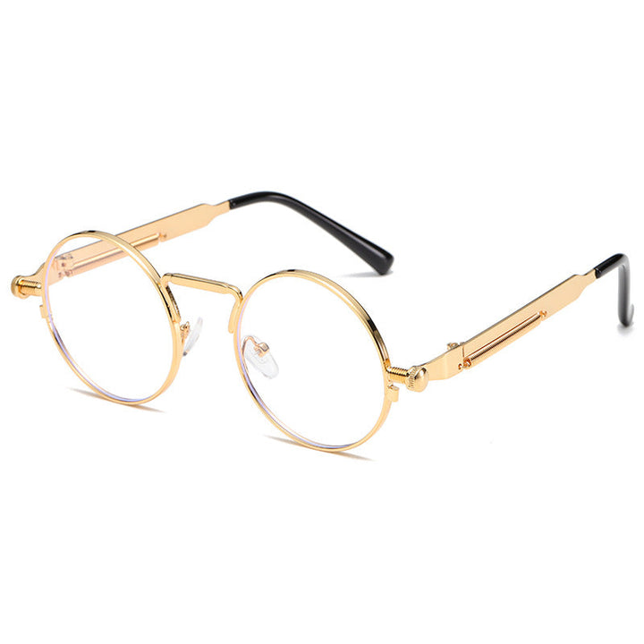 Women's fashionable round sunglasses with precise metal frame Kalsten