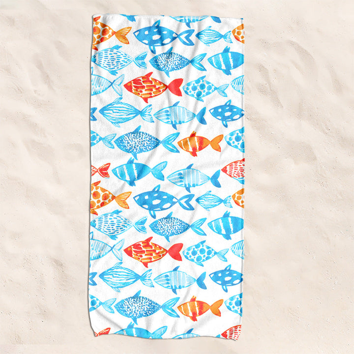 Beach towel with creative turtle pattern Kalsten