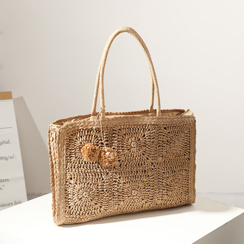 Handcrafted Macrame Beach Bag Kalsten