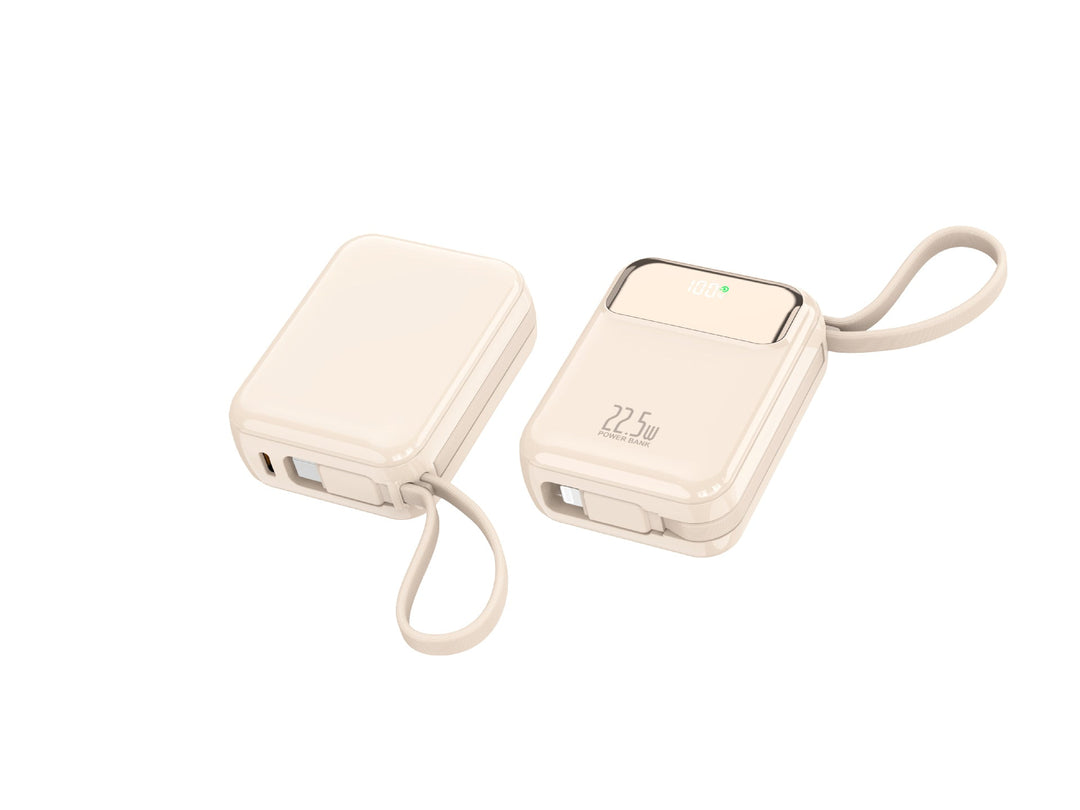Compact power bank with multifunctional connection and digital charging display Kalsten
