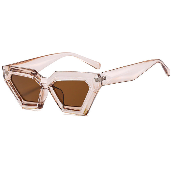 Women stylish hexagonal sunglasses Kalsten