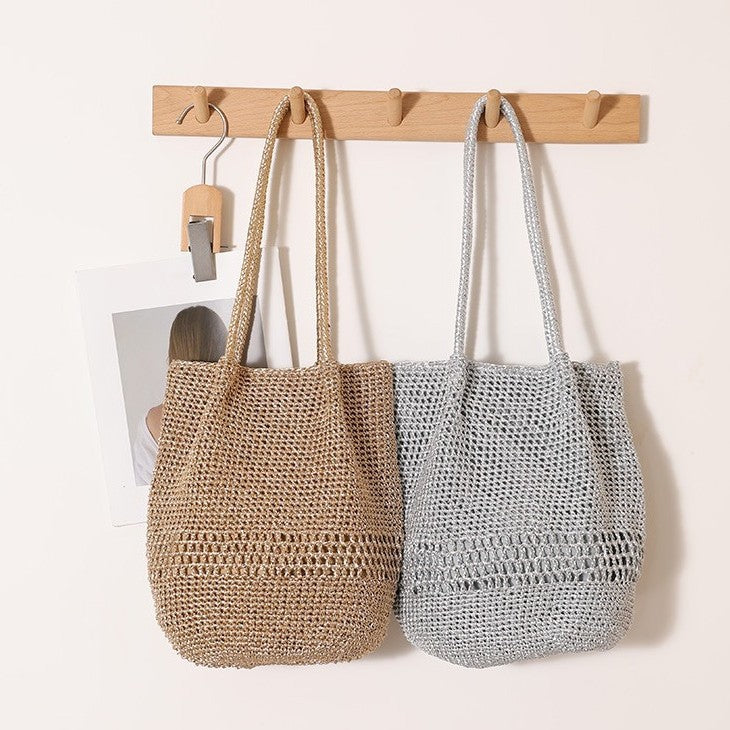 Lightweight and Breathable Macrame Tote Bag Kalsten