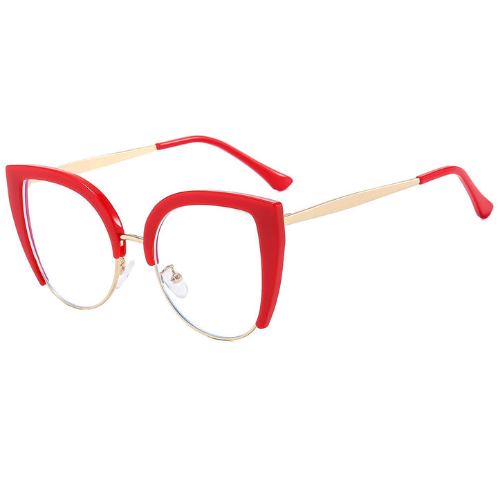 Women Fashion Cat-Eye Glasses made of Plastic with Metal Accents Kalsten