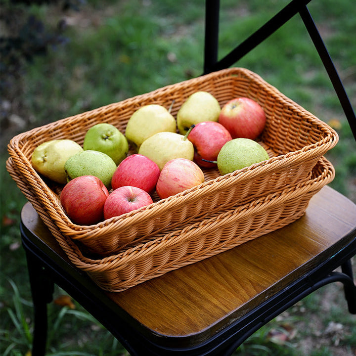 Rectangular Woven Serving Basket Kalsten