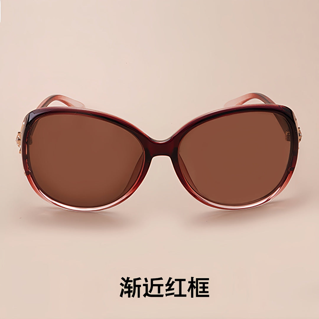 Ladies Luxurious Oversize Sunglasses with Stylish Decor Kalsten