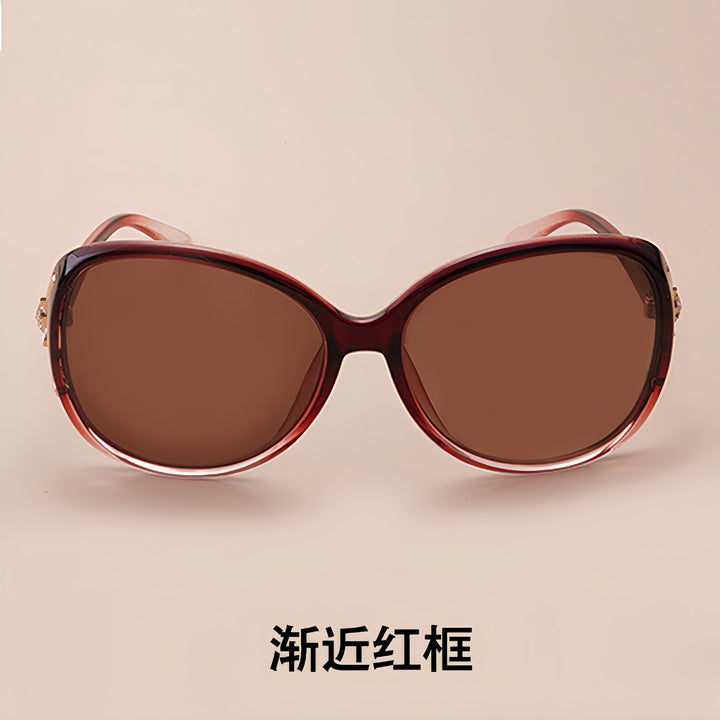 Ladies Luxurious Oversize Sunglasses with Stylish Decor Kalsten