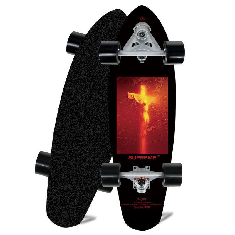 Mini Cruiser Skateboard with Ergonomic Design Kalsten
