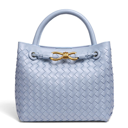 Woven Leather Tote Bag Acalora