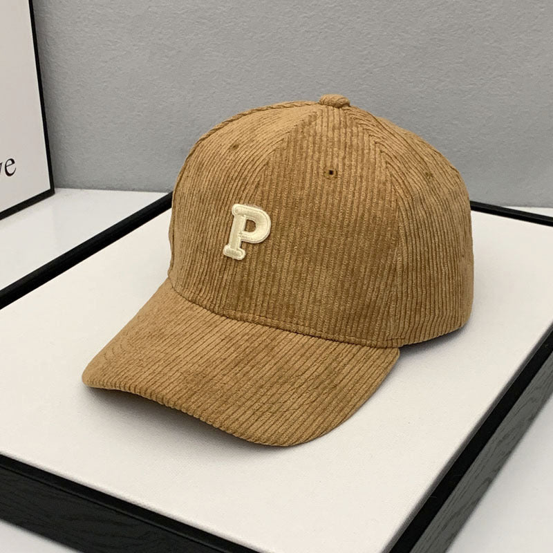 Women's Corduroy Adjustable Baseball Cap Kalsten