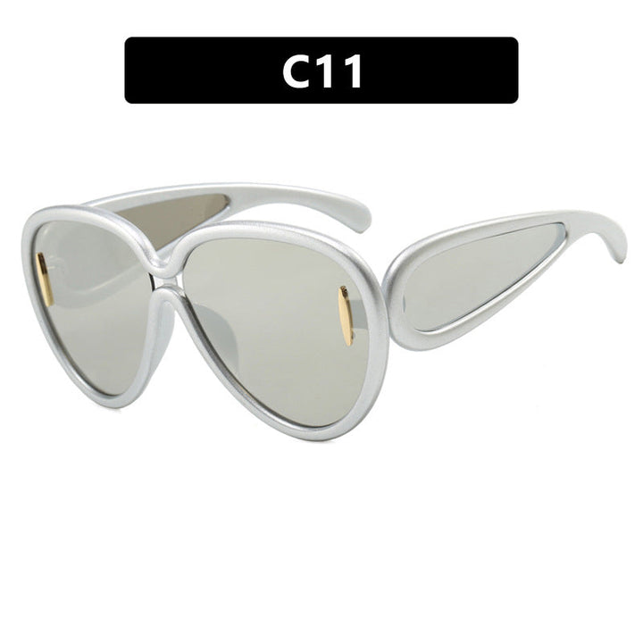 Women extravagant sunglasses in creative design Kalsten