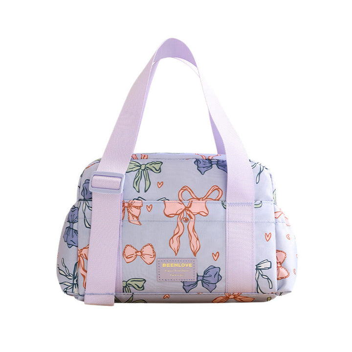 Insulated Lunch Tote with Cute Bow Design Kalsten