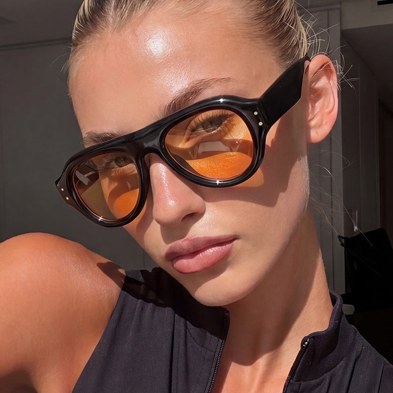 Women unique sunglasses in retro style Kalsten