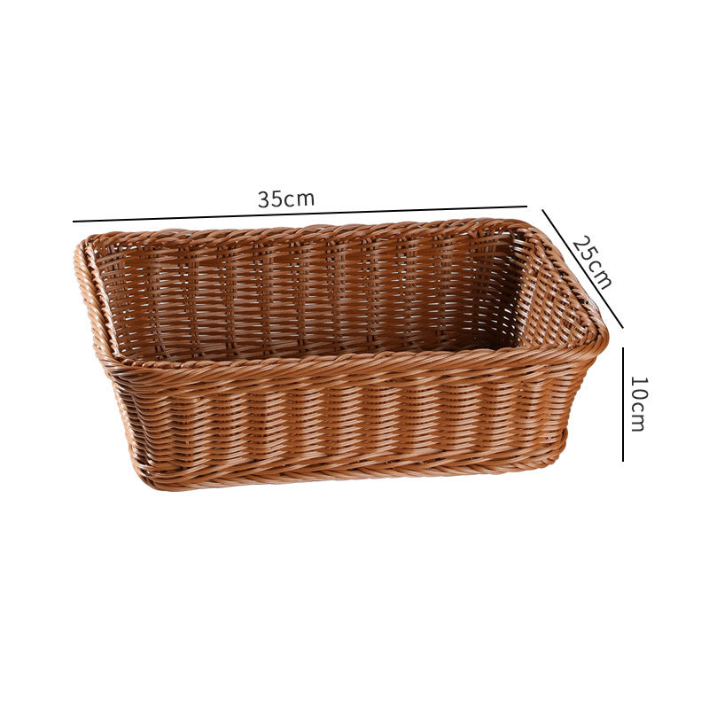 Handwoven Rustic Storage Basket with Ergonomic Design Kalsten