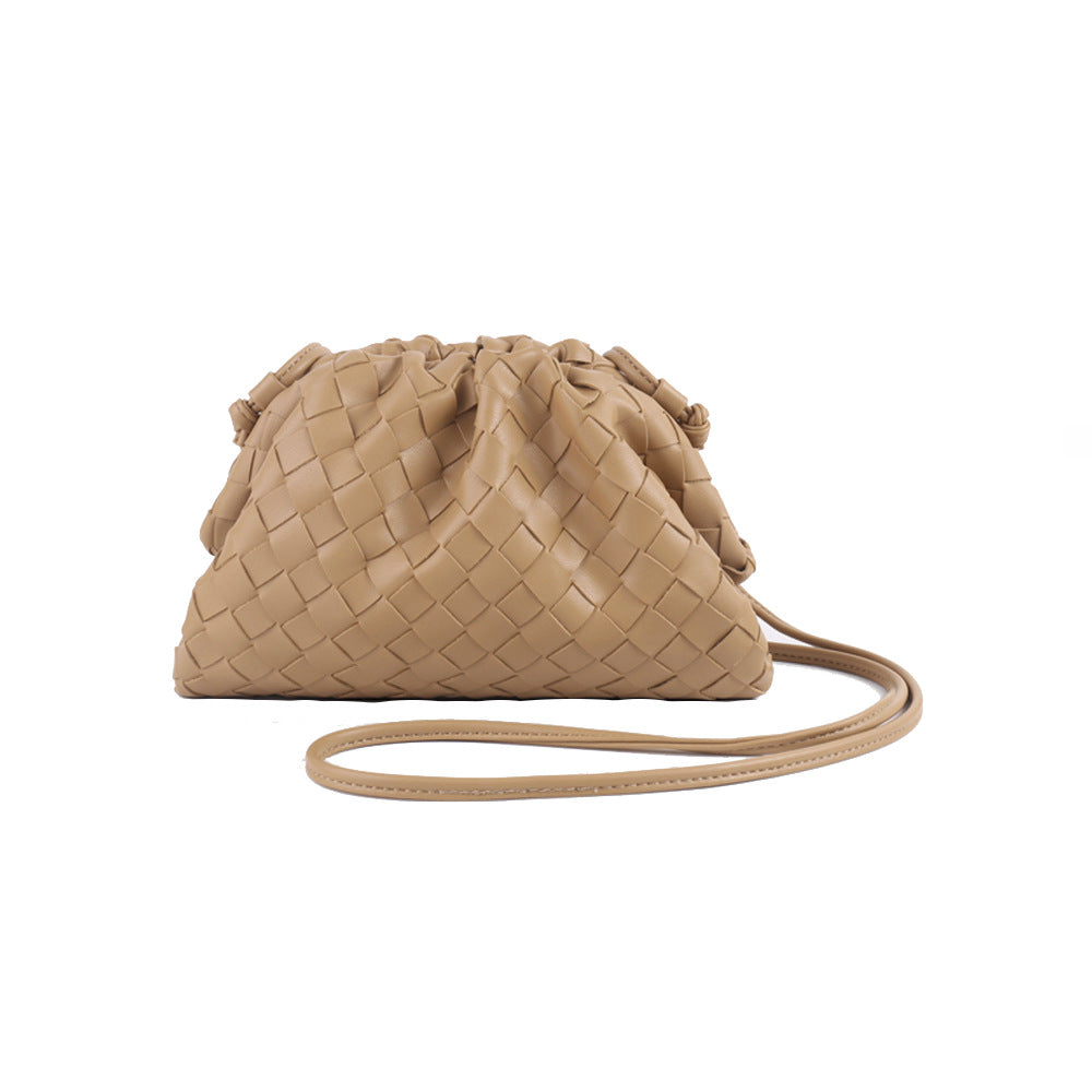 Textured Woven Handheld Clutch Acalora