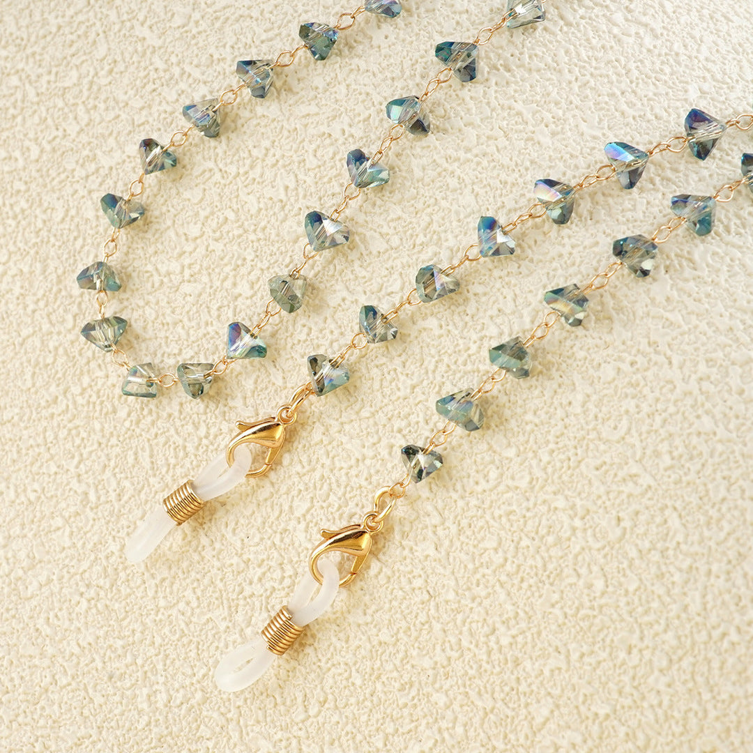 Heart-Shaped Beaded Eyewear Chain Kalsten